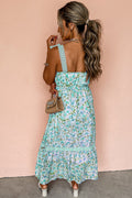 Floral Lace Tied Strap Maxi Dress | Dress In Beauty