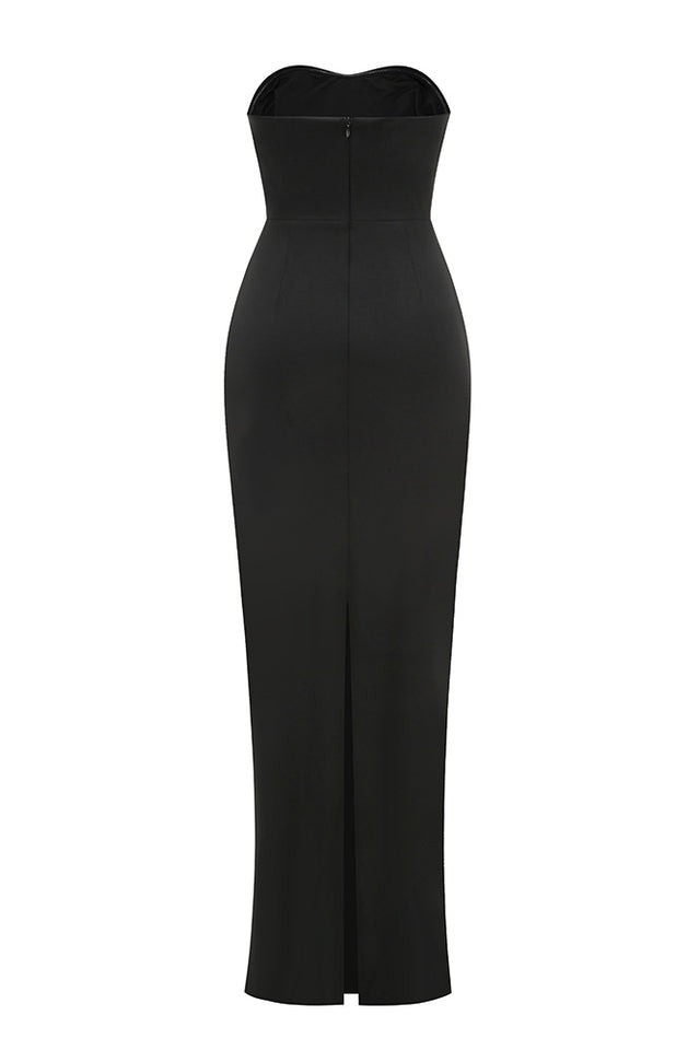 Perla Strapless Pearl Beaded Maxi Dress | Dress In Beauty