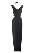 Simone Black Bandage Long Dress | Dress In Beauty