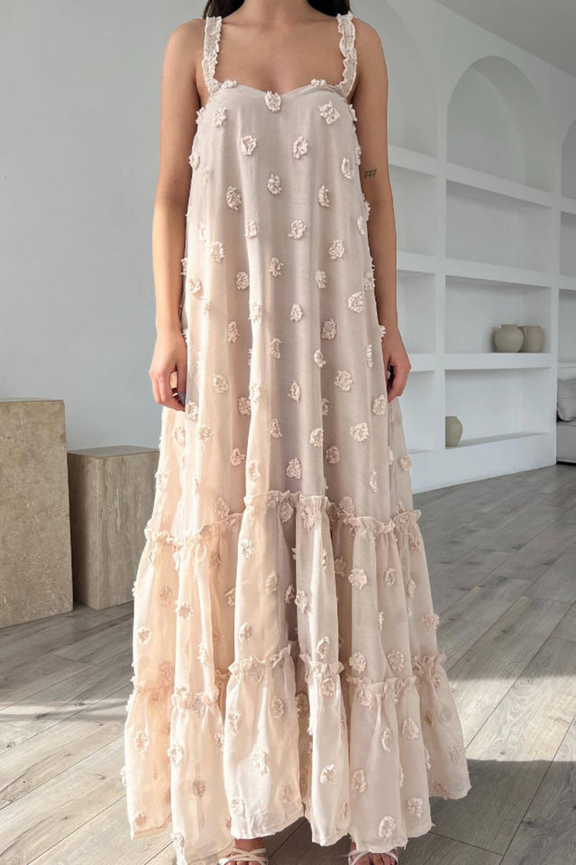 Flower Embellished Slip Dress | Dress In Beauty