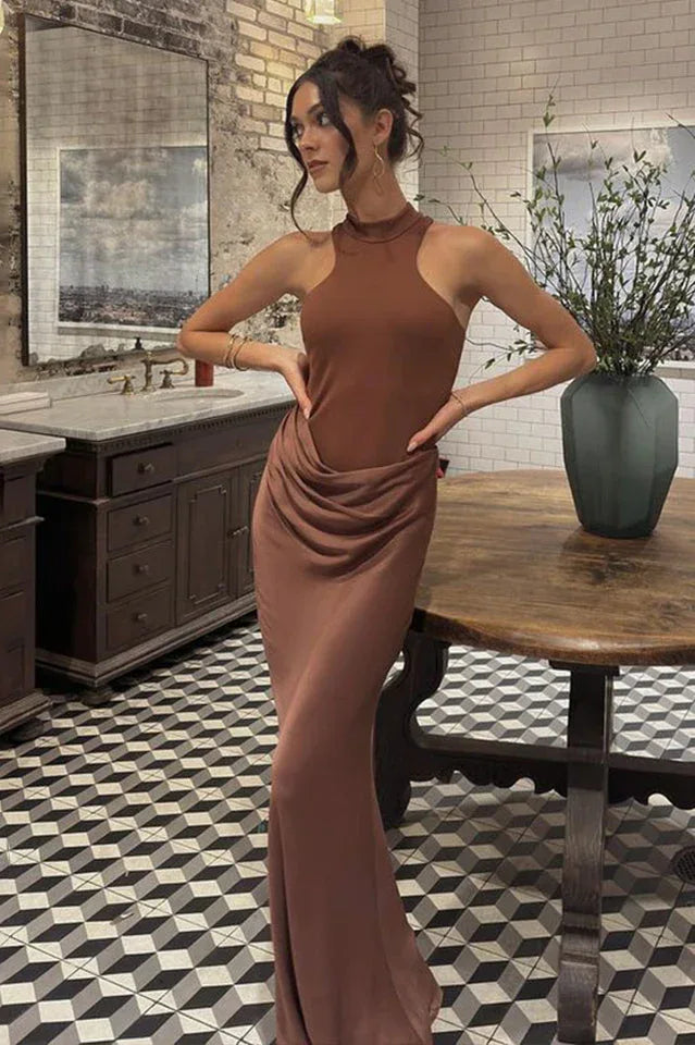 Vera Asymmetrical Cut Out Maxi Dress - WEUXS