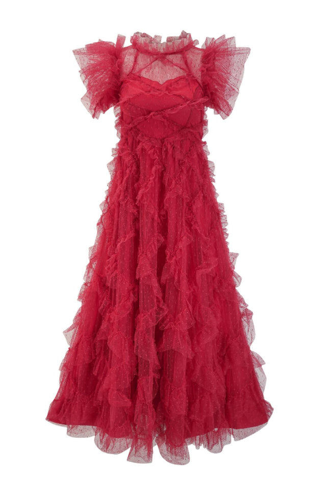 Maxine Floral Embroidery Sleeveless Maxi Dress | Dress In Beauty