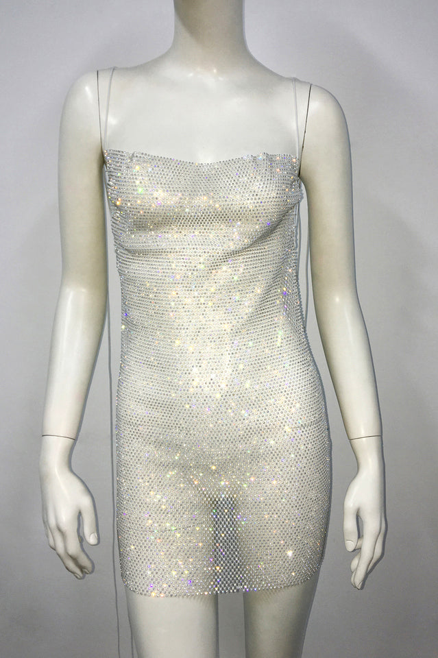 Nancy Glitter Mini Dress | Dress In Beauty