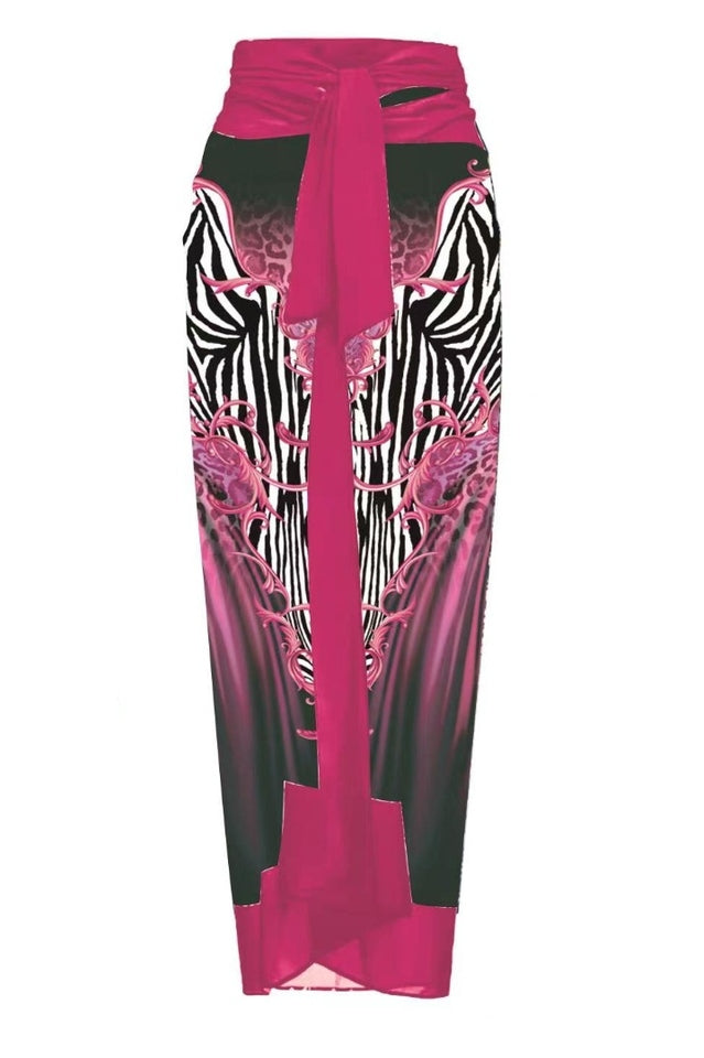 3D Flower One Piece Swimsuit & Skirt Set | Dress In Beauty