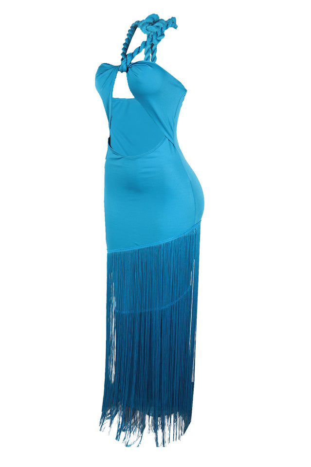 Coastal Rhythm Fringes Maxi Dress | Dress In Beauty