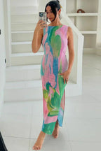 Metztli Printed Maxi Dress - WEUXS