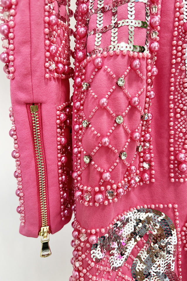 Long Sleeve Sequin Embellished Dress | Dress In Beauty