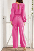 Women's wide leg jumpsuit - View 11 | WEUXS