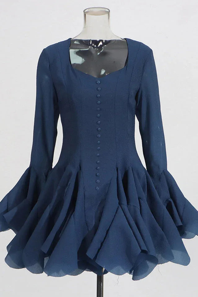 Asymmetric Hem Mini Dress - View 14 | WEUXS