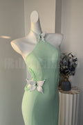 Butterfly Slip Halterneck Dress | Dress In Beauty