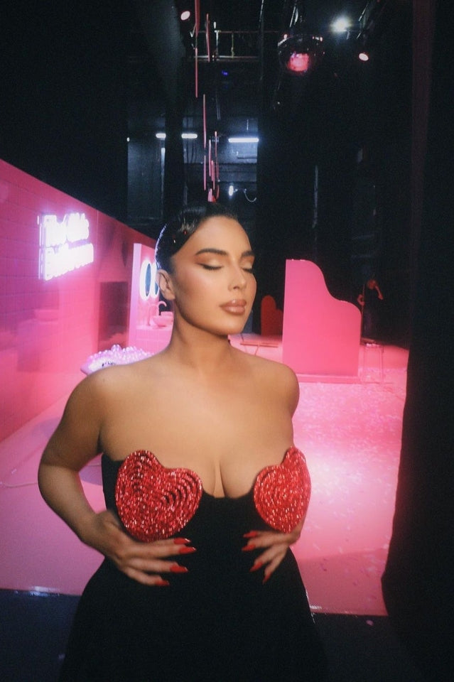 Red Crystal Heart Dress | Dress In Beauty