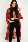 Hollow Out Lace Kimono Cover Up | Dress In Beauty