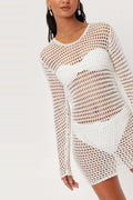 Crochet Low Back Beach Cover Up Dress | Dress In Beauty