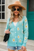 Floral Print Long Sleeve Sweater | Dress In Beauty