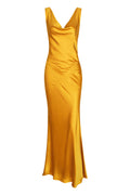 Amber Satin Draped Maxi Dress | Dress In Beauty
