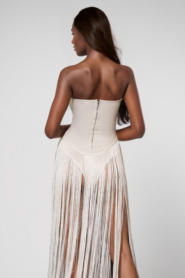 Oakley White Fringe Sexy Dress | Dress In Beauty