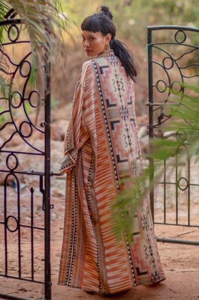 Boho Tie Dye Kimono Blouse | Dress In Beauty