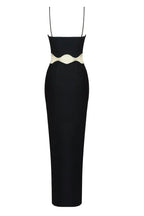 Jennifer Black Bandage Slip Maxi Dress - View 9 | WEUXS