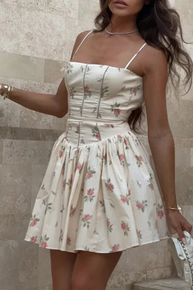 Ysabella Stretch Cotton Mini Sundress Secondary image
