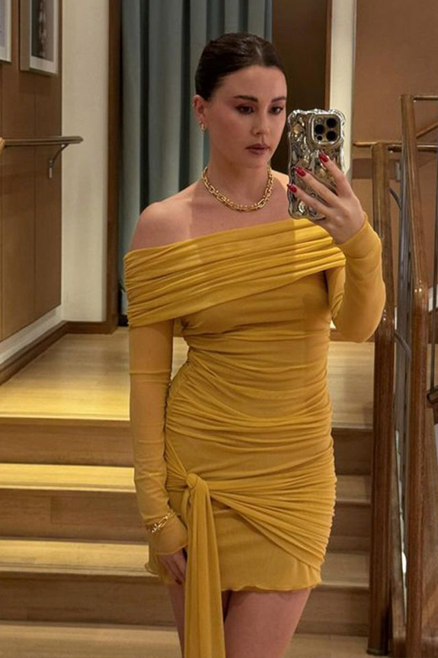 Yasmin Off Shoulder Mini Dress | Dress In Beauty