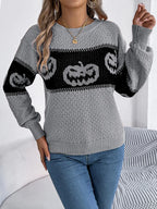 Festive Pumpkin Patch Knit Sweater - View 15 | WEUXS