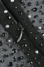 Embellished Mesh Mini Dress - View 8 | WEUXS