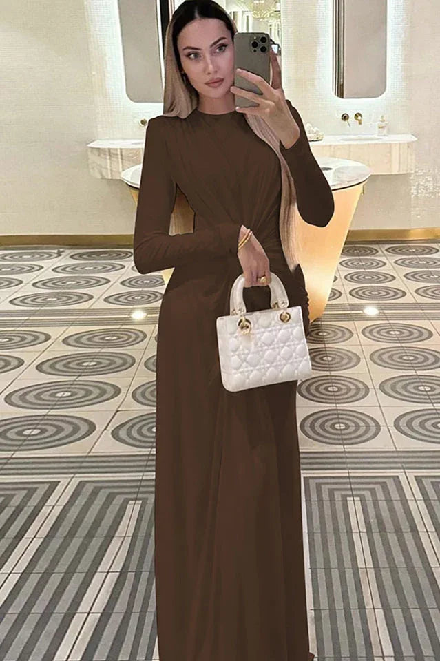 Women's Twist Front Maxi Dress - View 19 | WEUXS