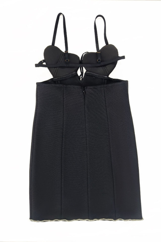 Heart Embellished Mini Dress | Dress In Beauty