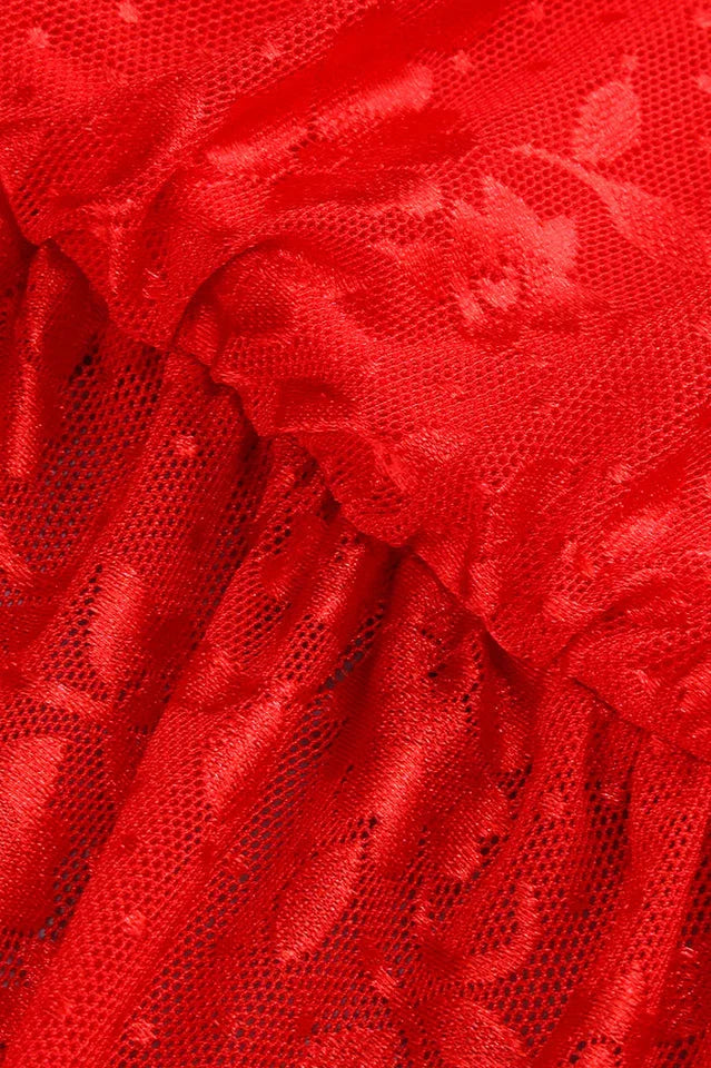 Off Shoulder Floral Embellished Mini Dress - View 10 | WEUXS