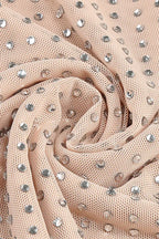 One Shoulder Rhinestone Bracelet Cocktail Dress - View 9 | WEUXS