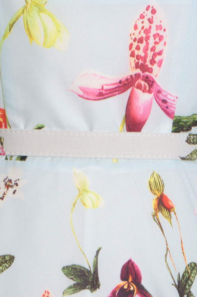 Orchids Belted Midi Tank Dress | Dress In Beauty