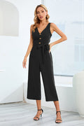 Knot-Tie W/ Cut-Out Back Jumpsuit | Dress In Beauty
