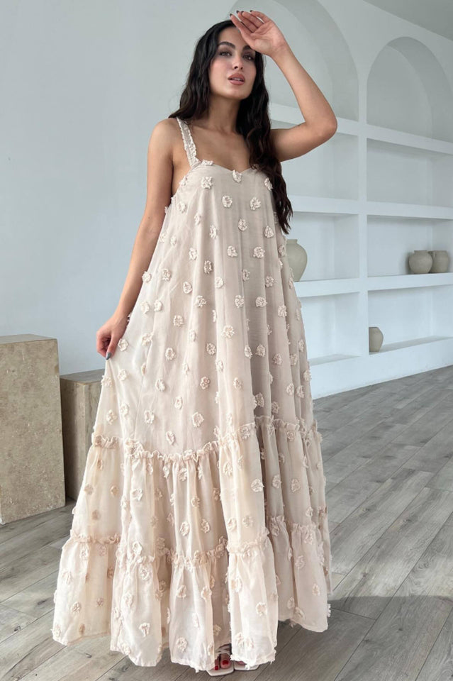 Flower Embellished Slip Dress | Dress In Beauty