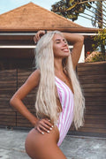 Stripe One Piece Swimsuit - Dress In Beauty