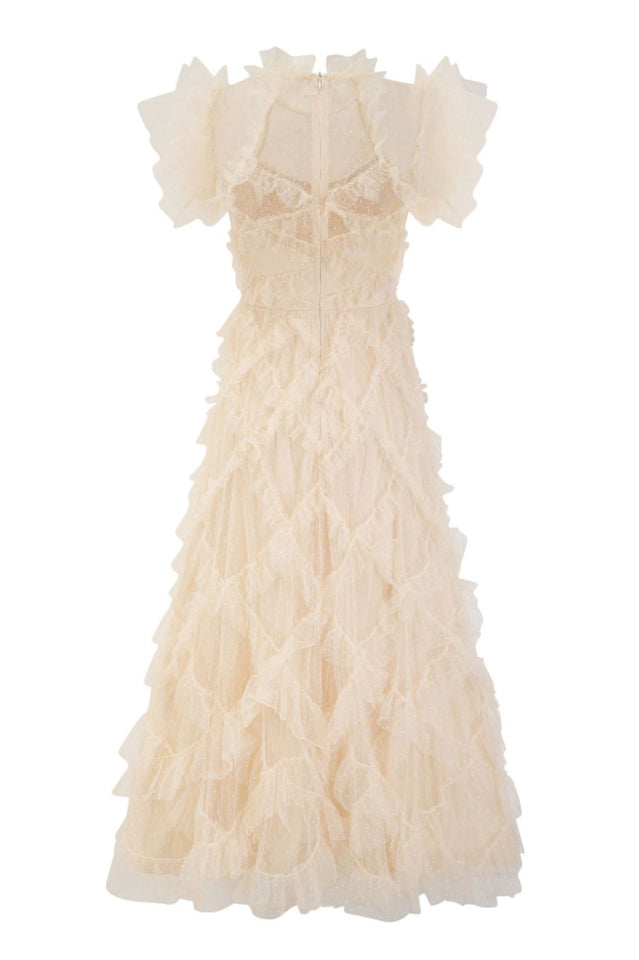 Maxine Floral Embroidery Sleeveless Maxi Dress | Dress In Beauty