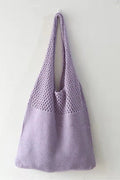 Knit Design Shoulder Bag | Dress In Beauty