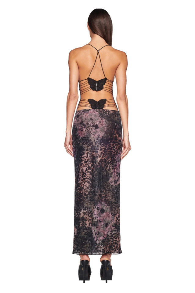 Butterfly Backless Midi Dress | Dress In Beauty