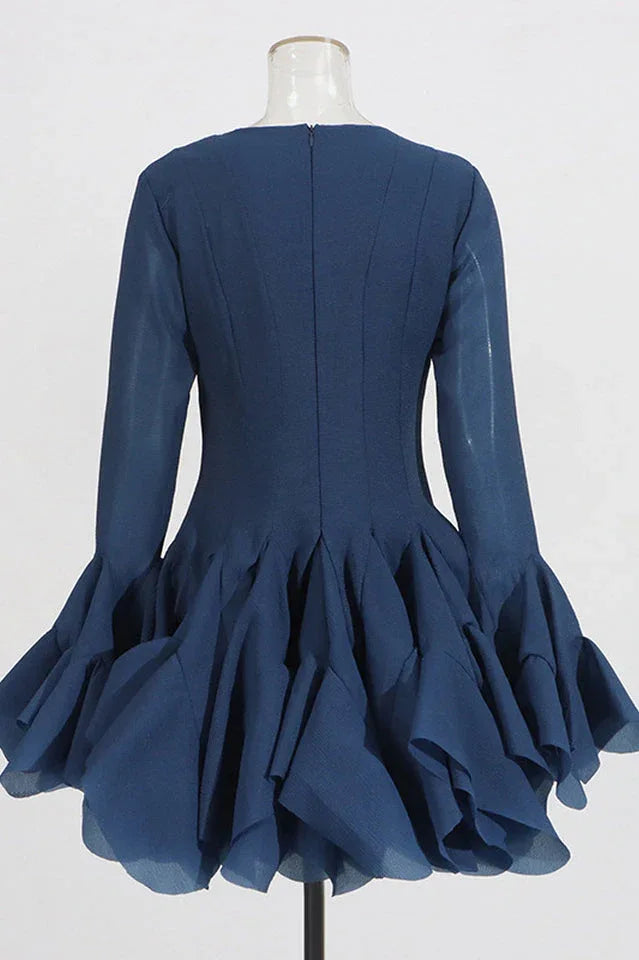 Asymmetric Hem Mini Dress - View 16 | WEUXS