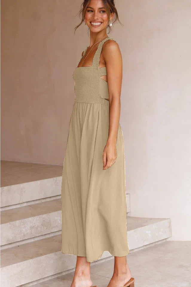 Silvia Backless Summer Dress - WEUXS