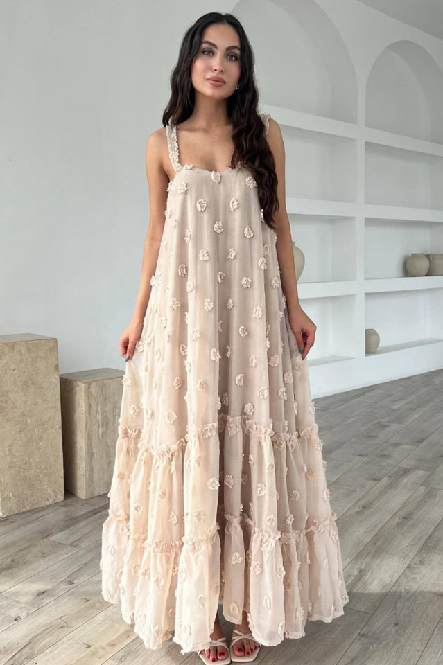 Flower Embellished Slip Dress | Dress In Beauty