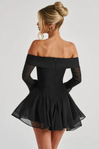 Ruffled Chiffon Playsuit - View 10 | WEUXS