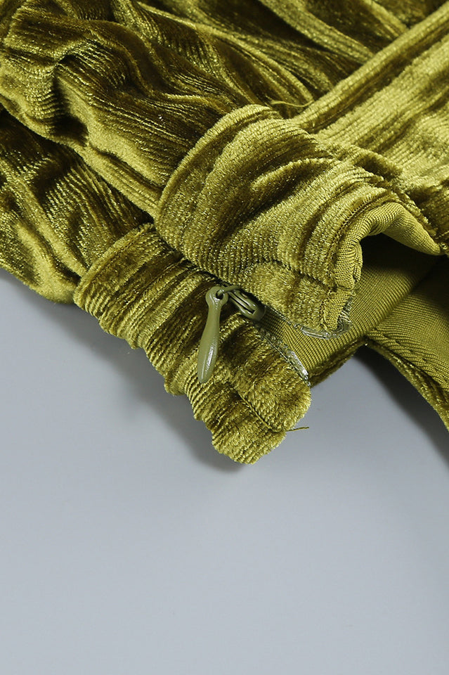 Thyme Velvet Slit Midi Dress | Dress In Beauty