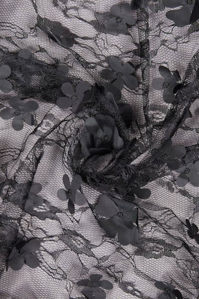 Saffronia Strapless Flower Long Dress | Dress In Beauty