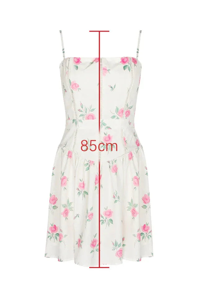 Ysabella Stretch Cotton Mini Sundress - WEUXS