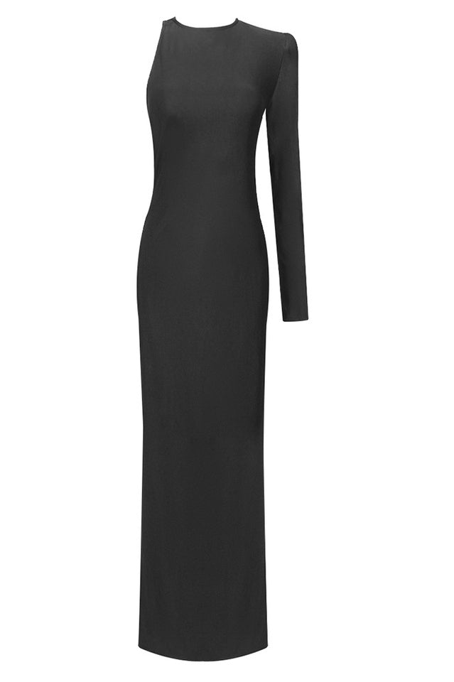 Angelou Black Backless Chain Maxi Dress | Dress In Beauty