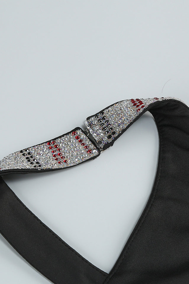 Halter Backless Crystal Gown | Dress In Beauty