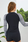 Surf Sun Protection Long Sleeve Swimsuit | Dress In Beauty