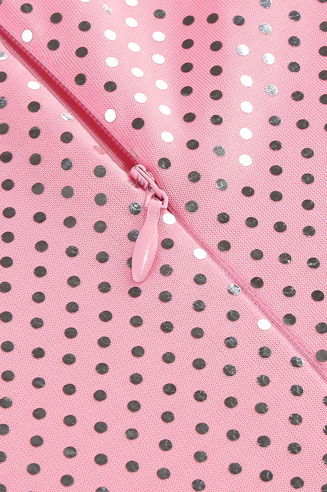 Pink Polka Dot Bustier Dress | Dress In Beauty