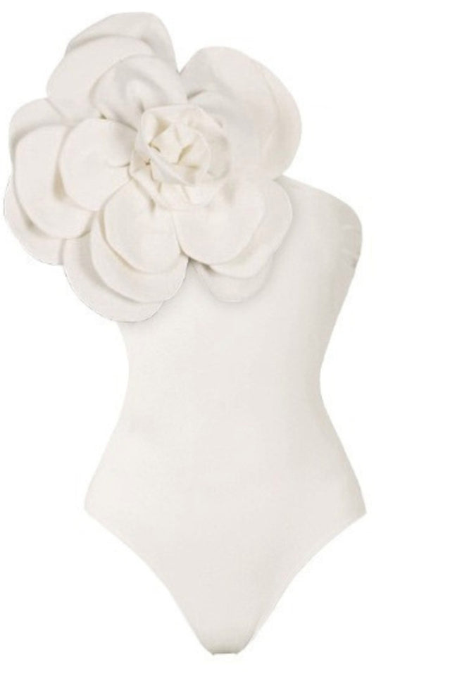 Exaggerated 3D Flower One Piece Swimsuit | Dress In Beauty