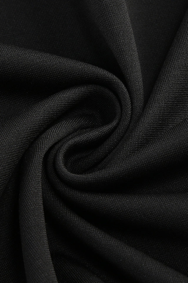 Long Sleeve Crystal Trim Gown | Dress In Beauty